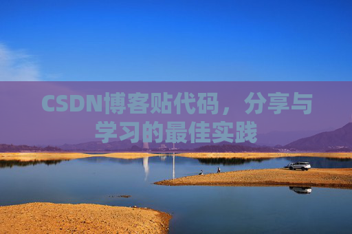 CSDN博客贴代码，分享与学习的最佳实践